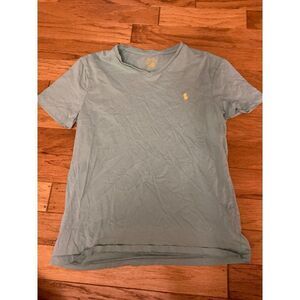 Polo Ralph Lauren Custom Slim Fit T-Shirt Men's Cotton Blue short sleeve sz Med